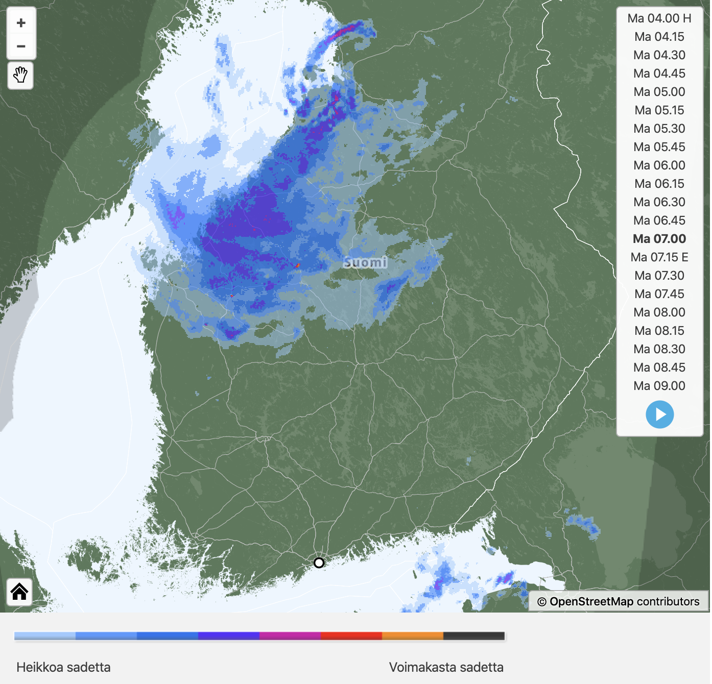 Tutkakuva 24.2.2020 Tutkakuva 24.2.2020